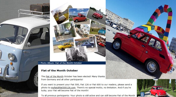 Fiat 500 classic and Fiat 126 Newsletter